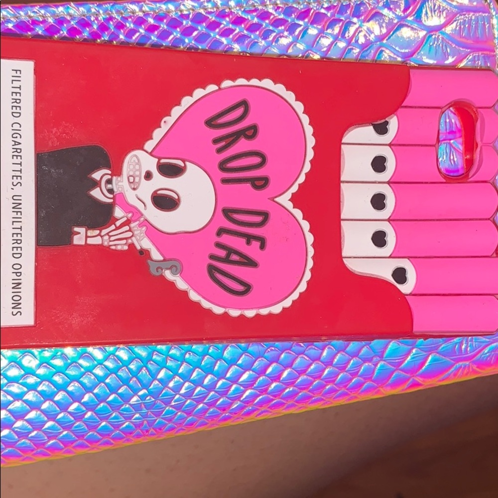 Drop dead cigarette iPhone case